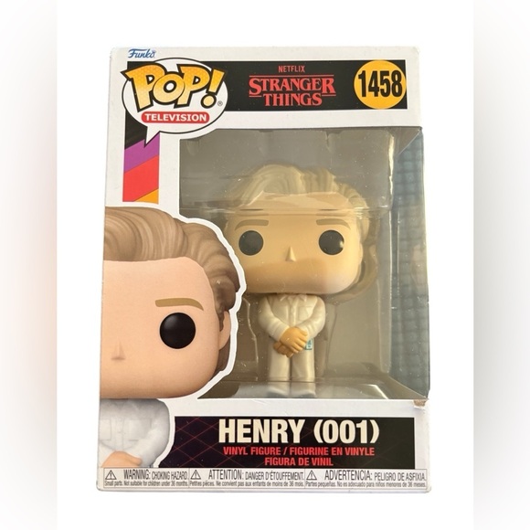 Funko Pop! Stranger Things 1458 Henry 001 Vinyl Figurine Collectors NIB - Picture 1 of 3